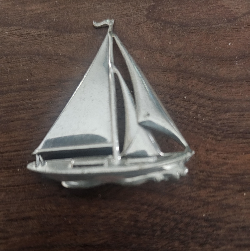 Vintage Sailboat Pin